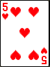 5 of Hearts